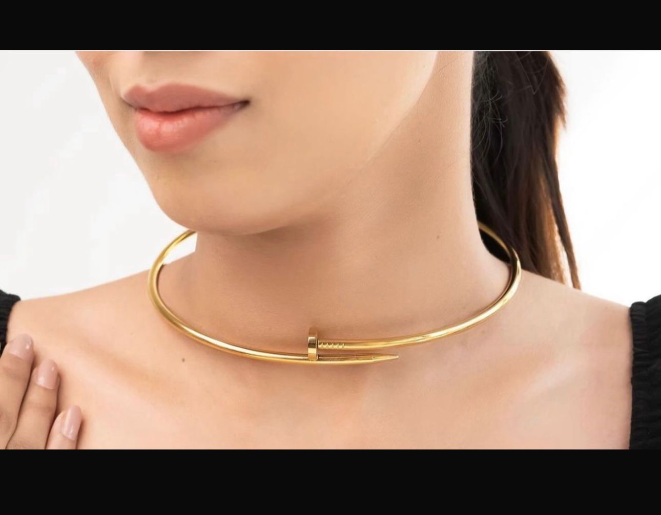 Cartier Juste un Clou torque Necklace