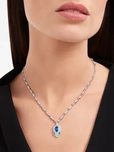 Bvlgari Serpenti Viper Diamond Necklace & Earrings Set