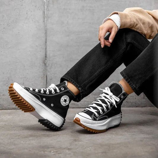 Converse Unisex Run Star Hike Canvas Platform Comfort Insole Sneakers