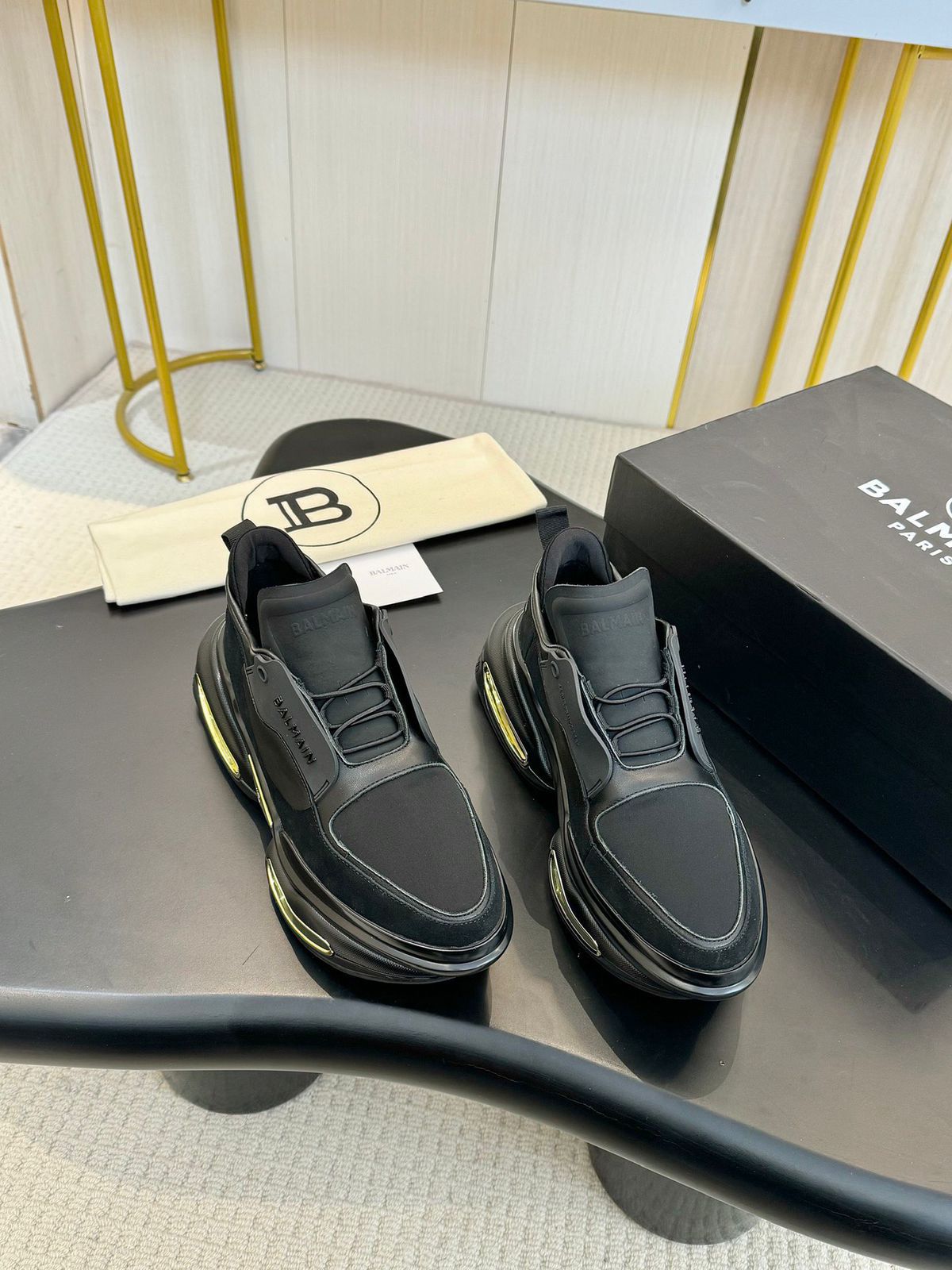 Balmain B-Bold Low-Top Sneakers