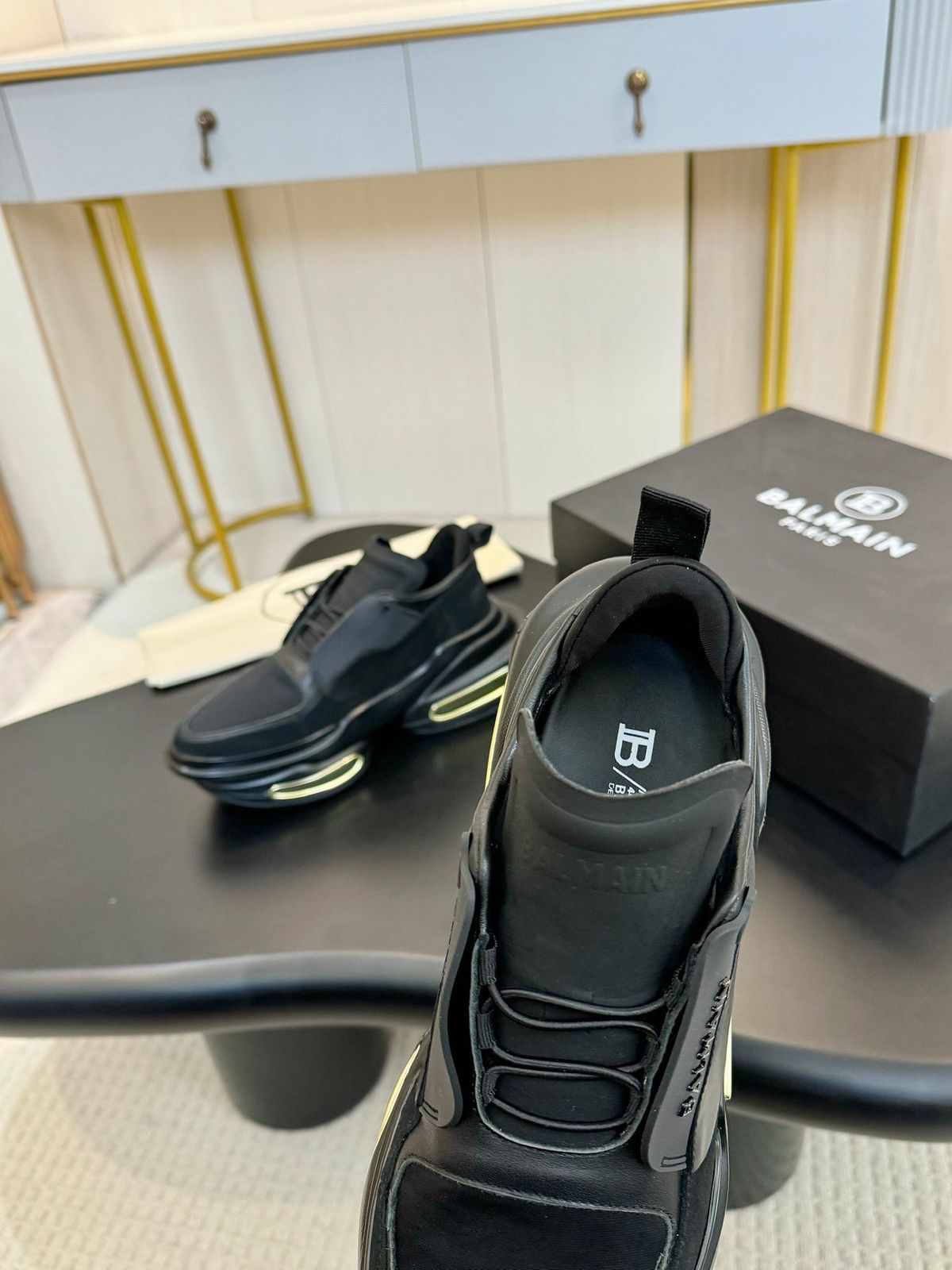 Balmain B-Bold Low-Top Sneakers
