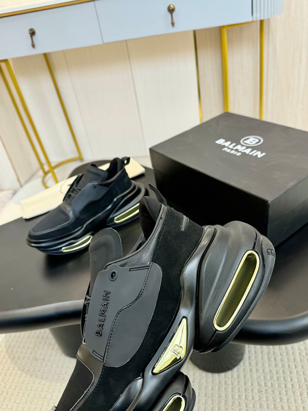 Balmain B-Bold Low-Top Sneakers