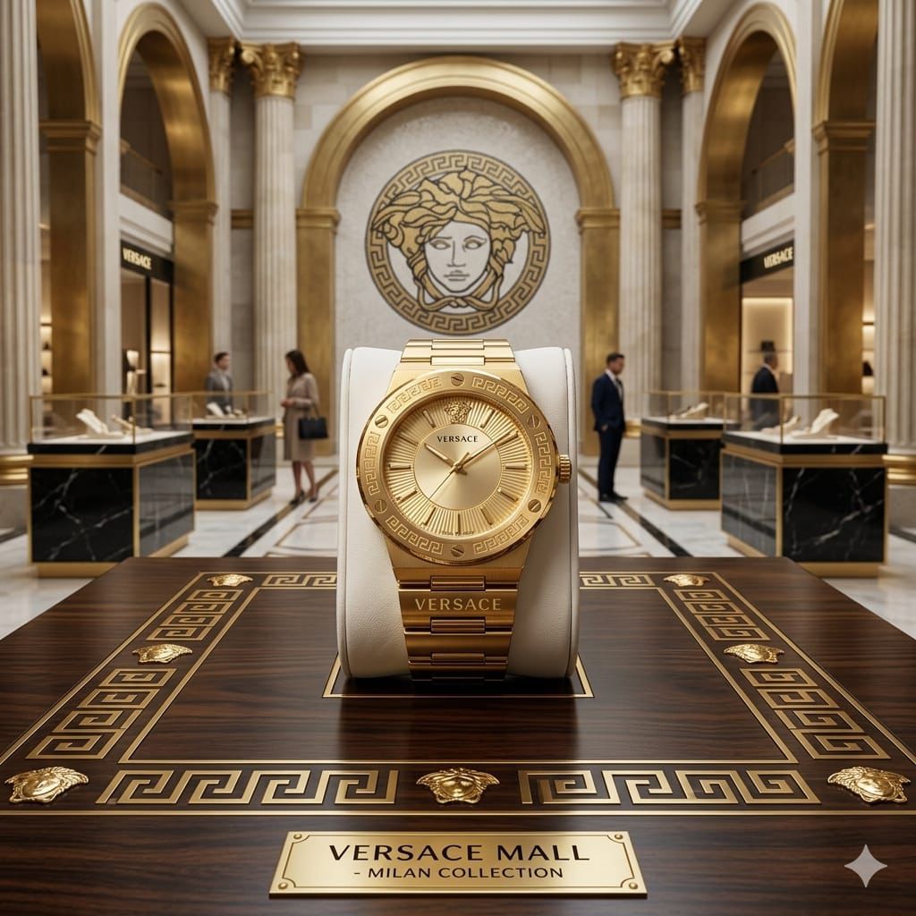 Versace Watch for Him – Bold Signature Luxury