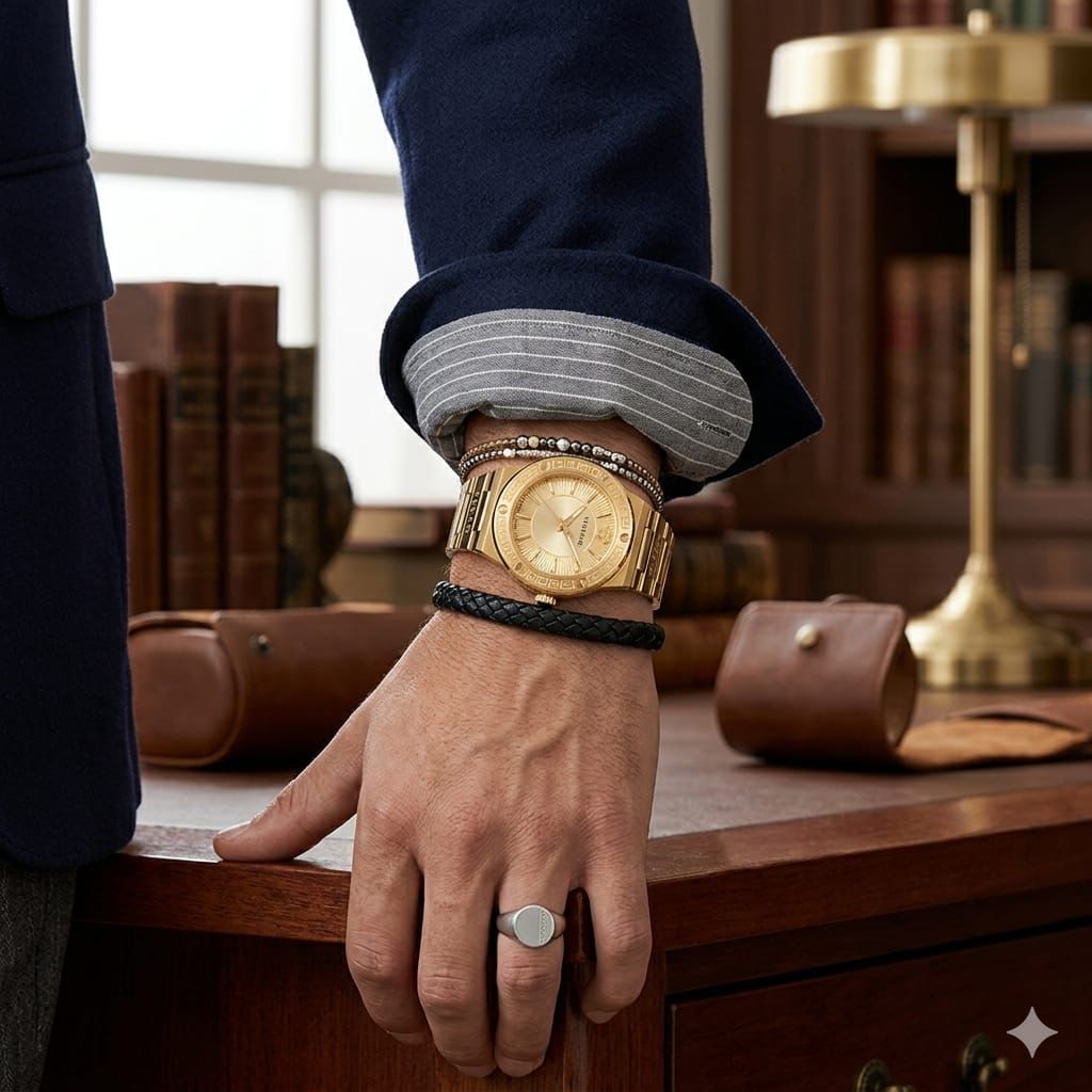 Versace Watch for Him – Bold Signature Luxury