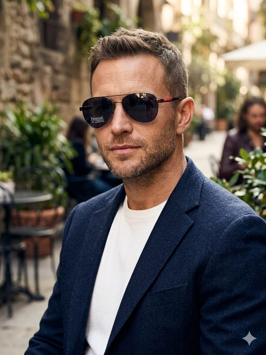 Prada Unisex Sunglasses – Elegant Designer Shades