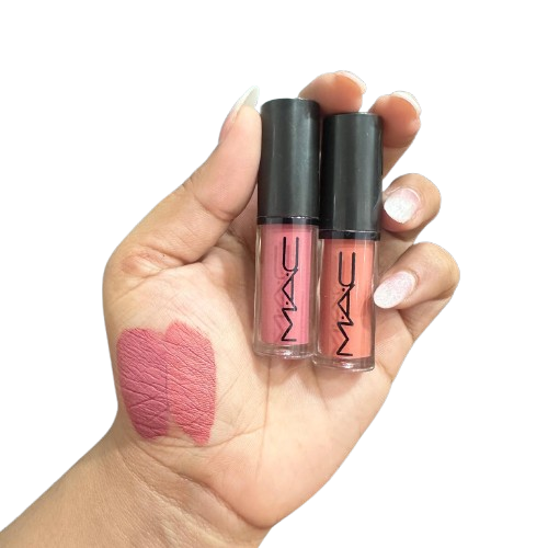 MAC LIQUID LIPSTICK SET OF 2 NUDE