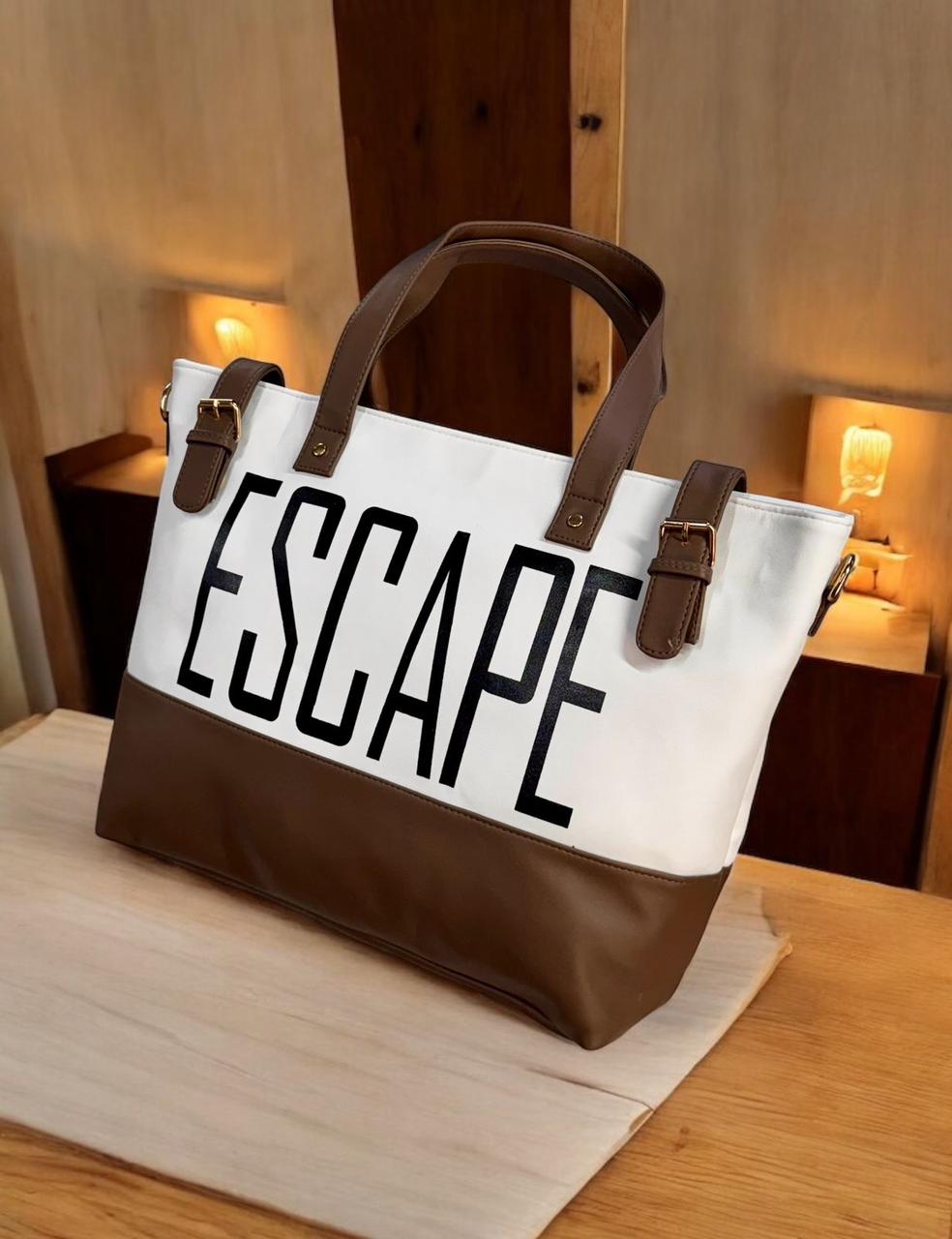 Escape Premium PU Leather Tote Bag
