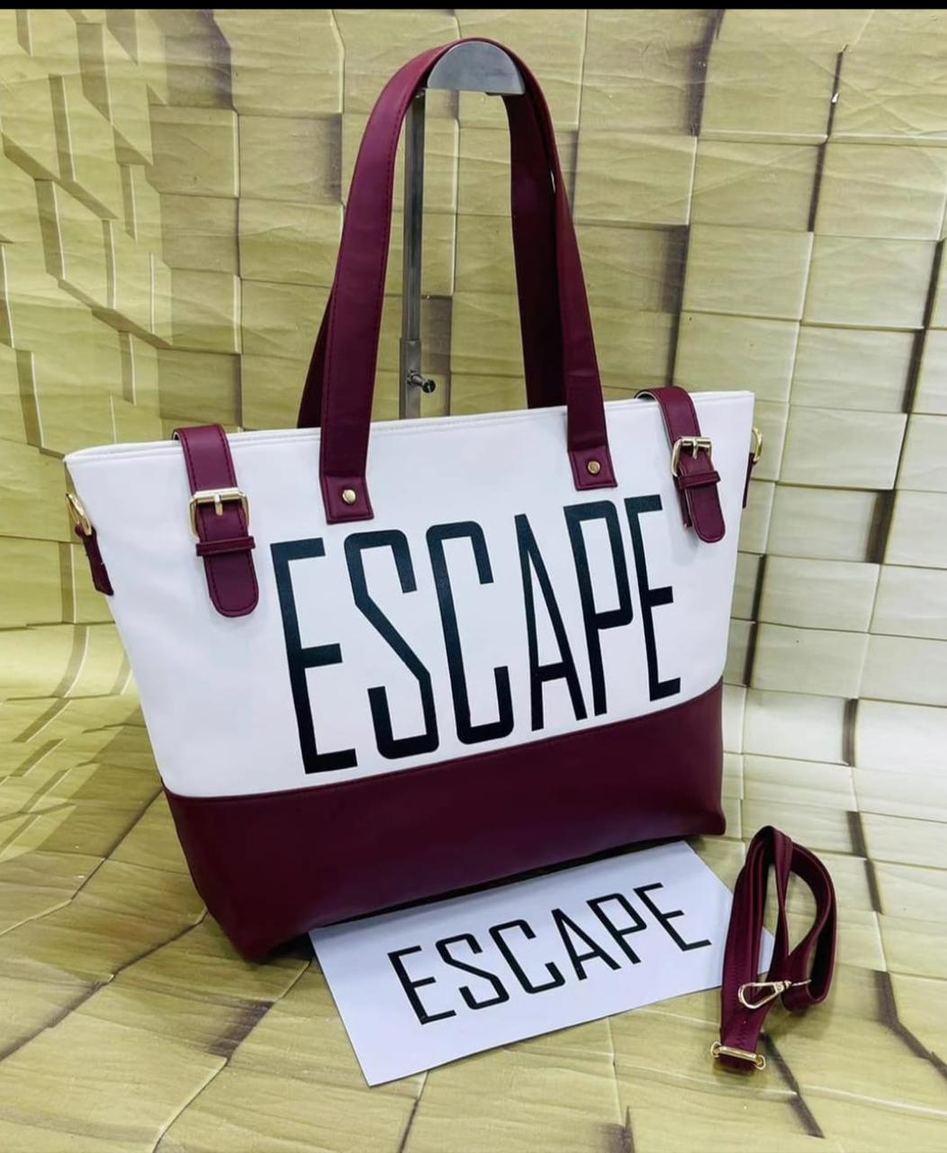 Escape Premium PU Leather Tote Bag