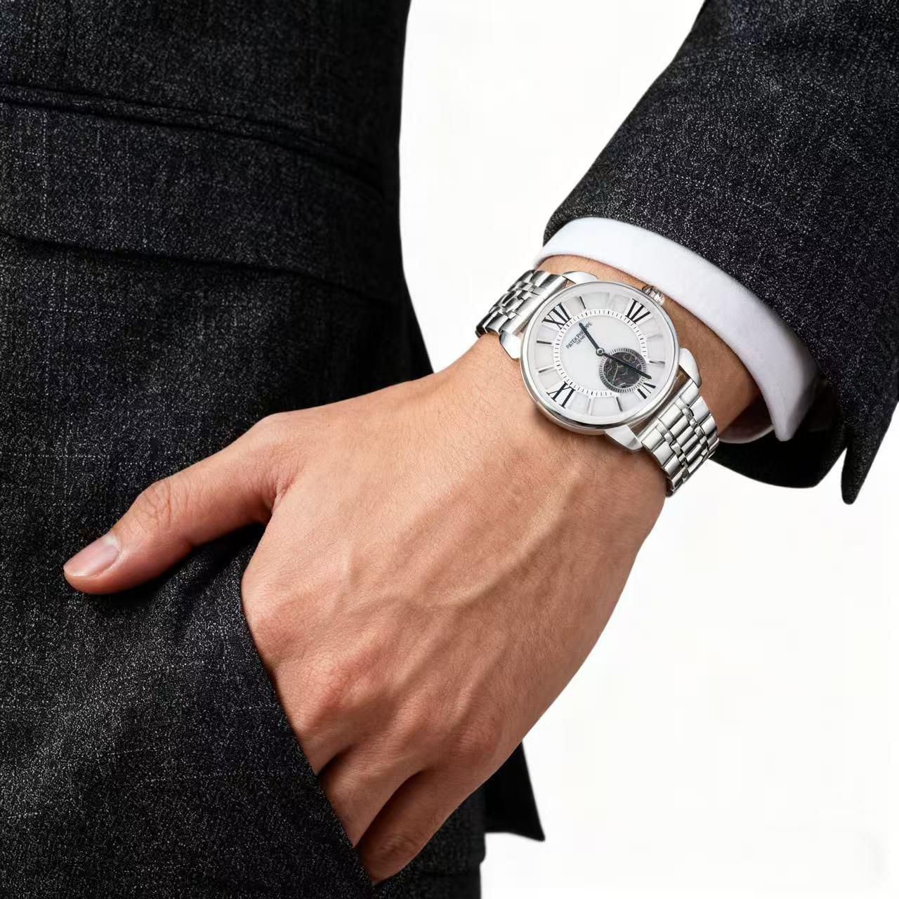 PATEK PHILLIPE AUTOMATIC PREMIUM CHAIN WATCH