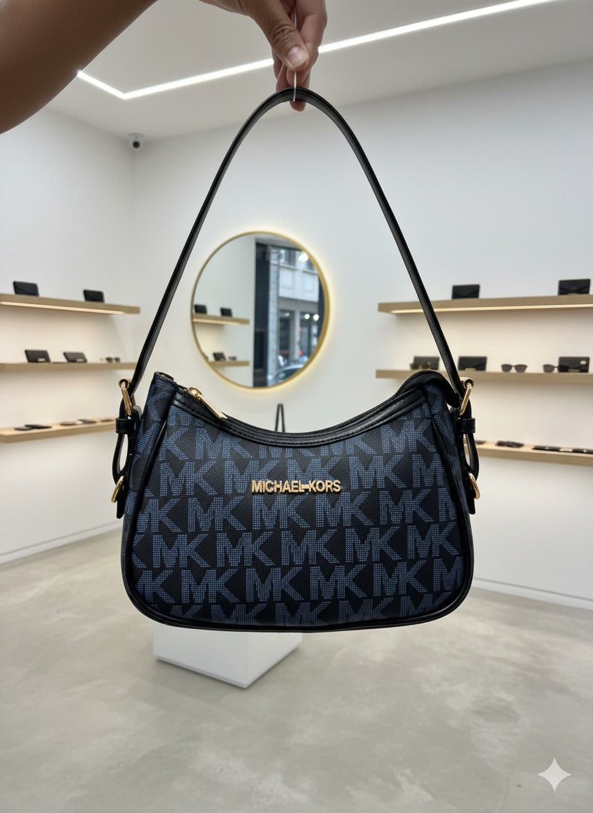 Michael Kors Small Shoulder Bag – Half-Moon Curved Design