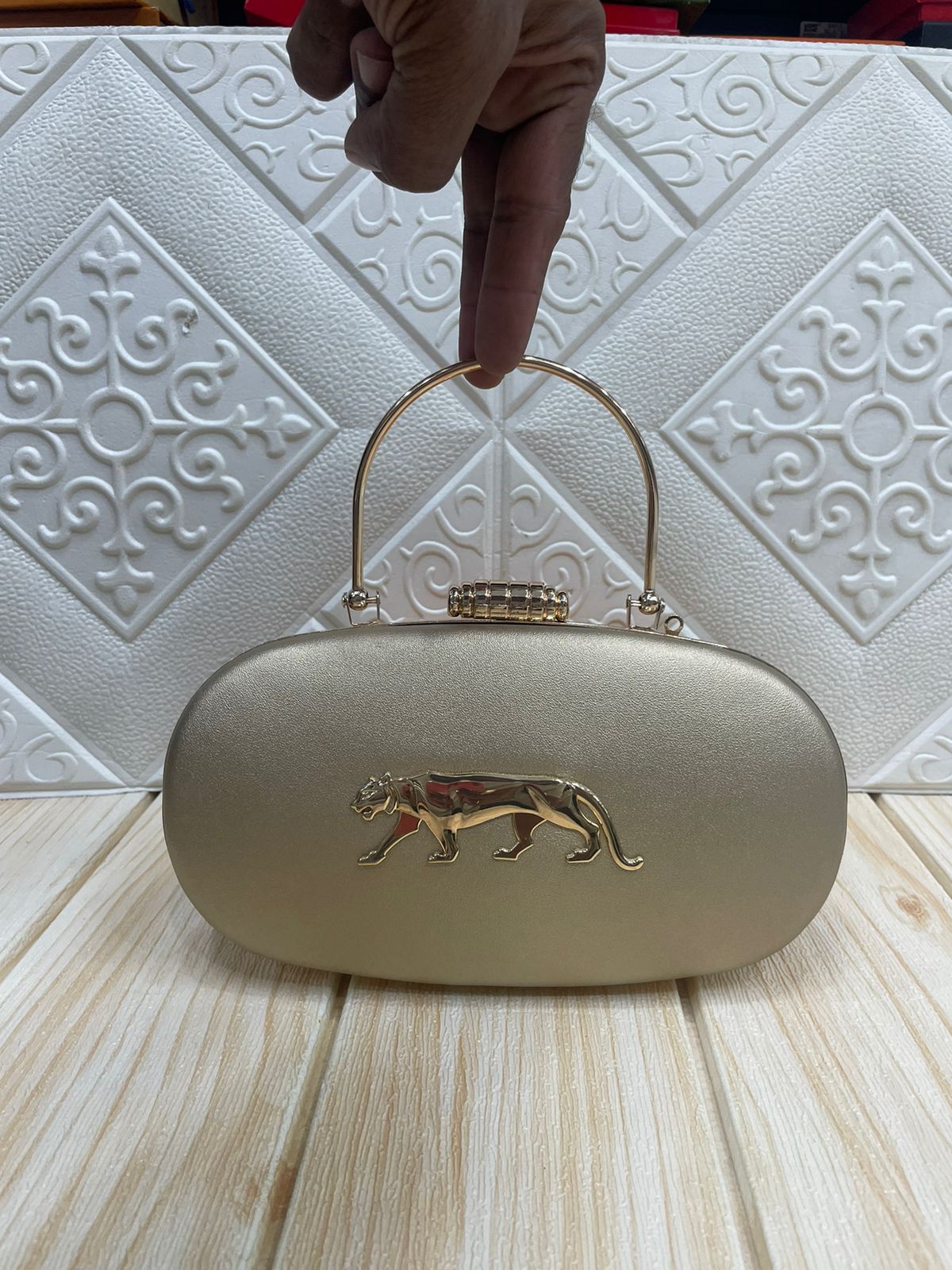 Sabyasachi Noir Panther Royale Clutch