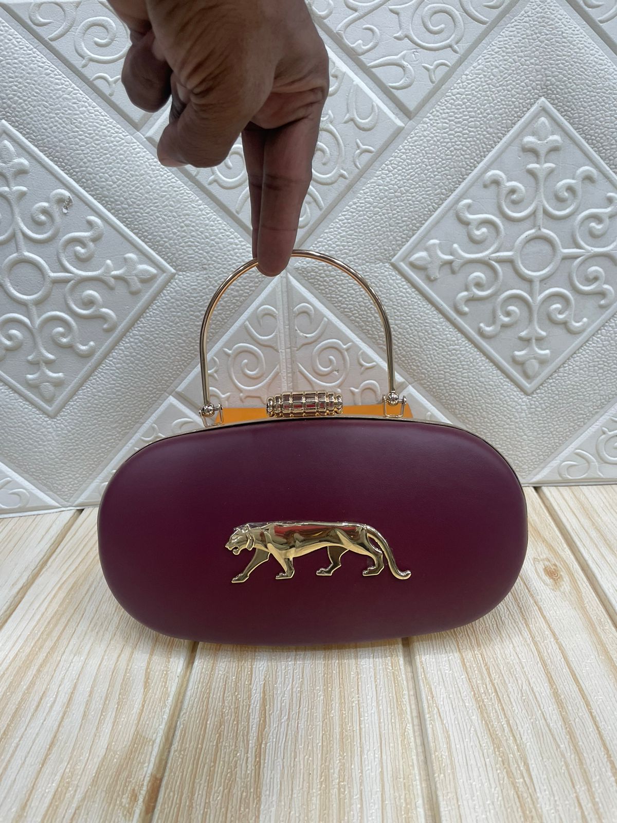 Sabyasachi Noir Panther Royale Clutch