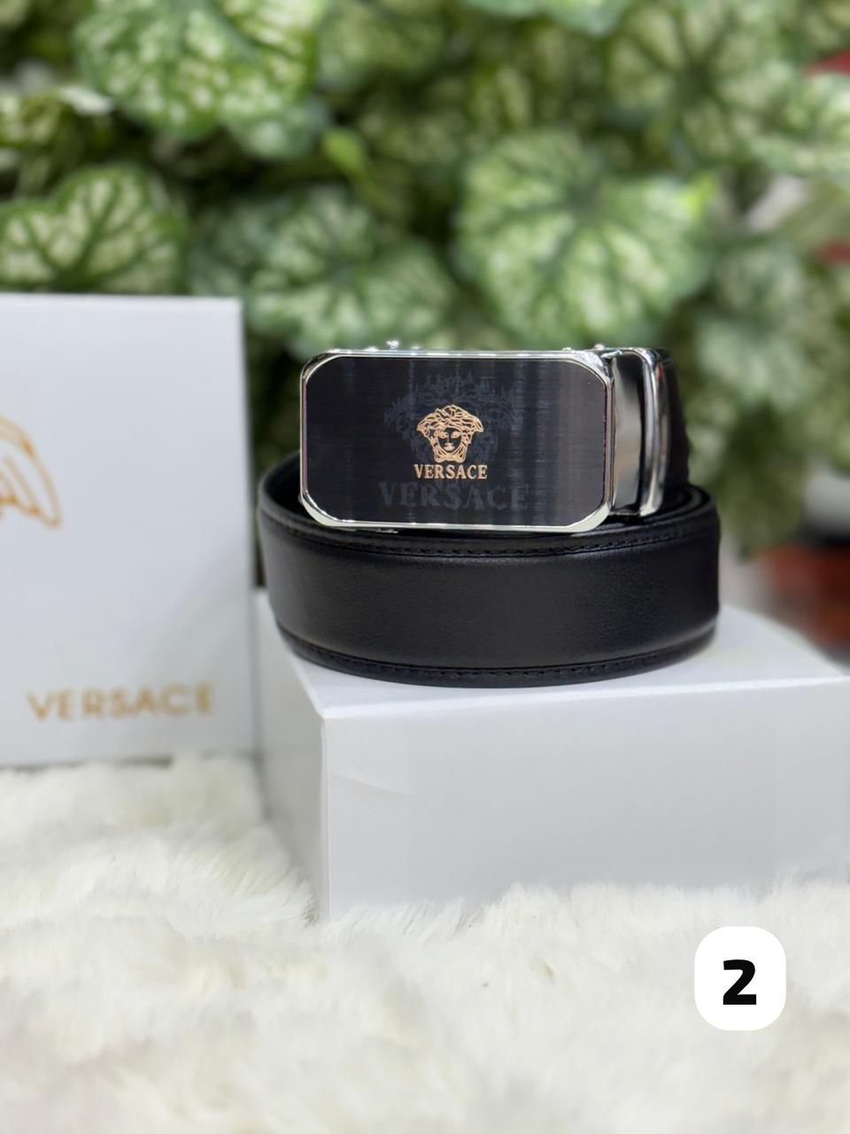 Versace Premium Leather Belt – Signature Edition