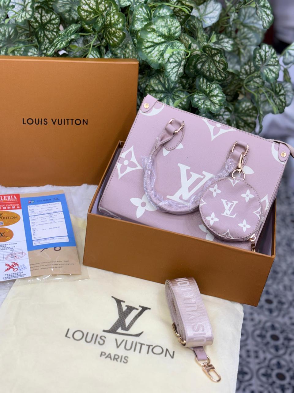 LV On The Go Tote Bag (Monogram Giant Canvas Edition)
