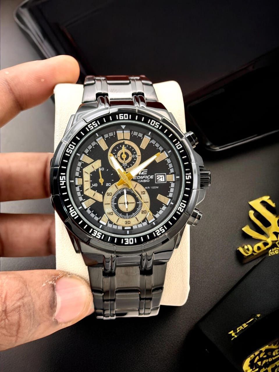 CASIO Men EDifice EFR-539BK Watch
