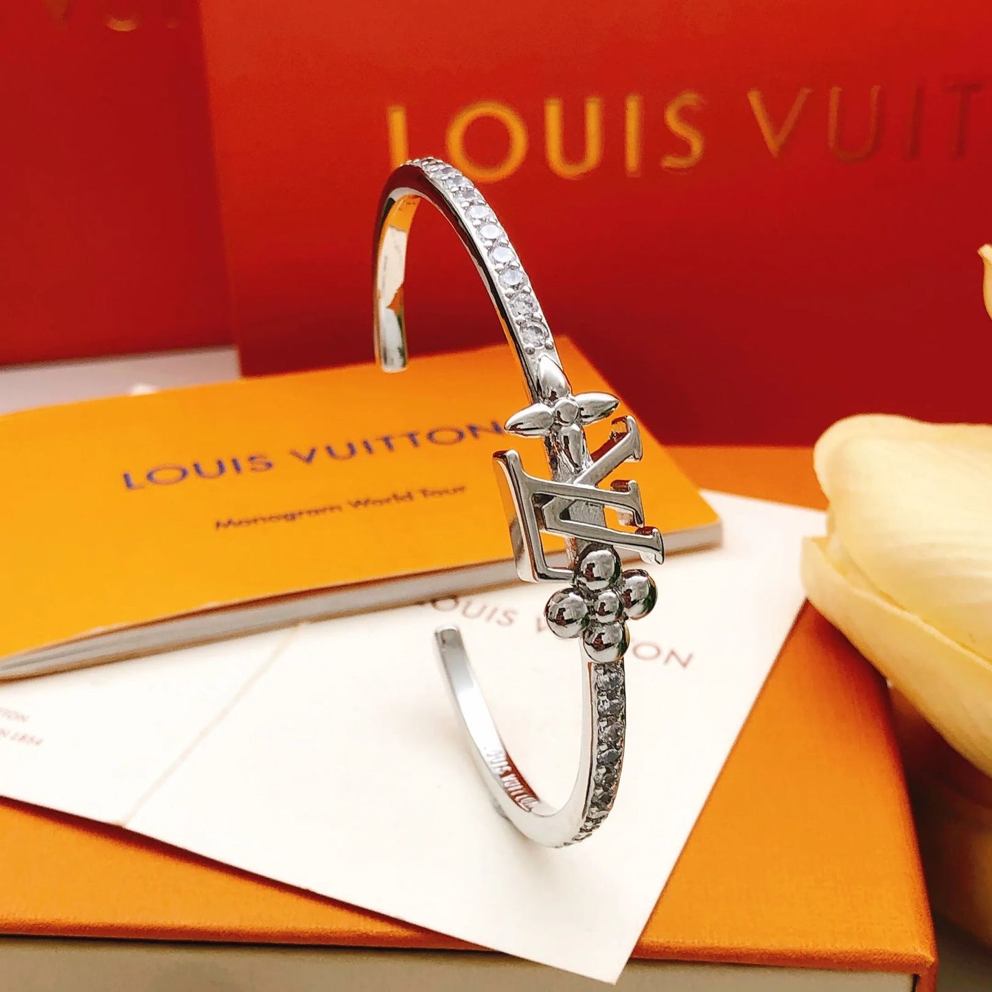 LV Iconic Cuff Diamond Bracelet