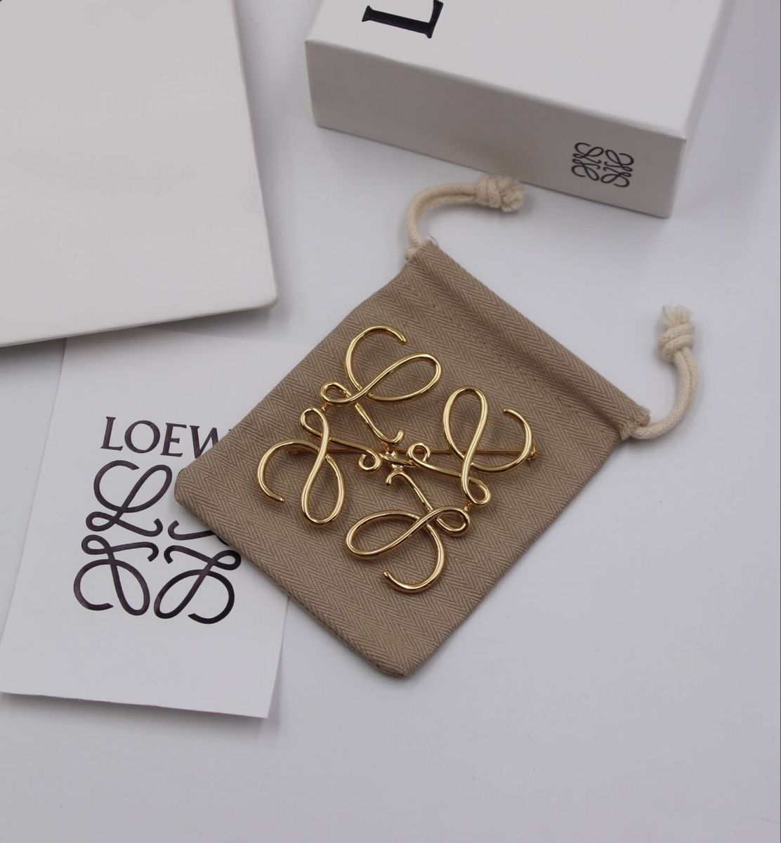 LOEWE SIGNATURE BROOCH