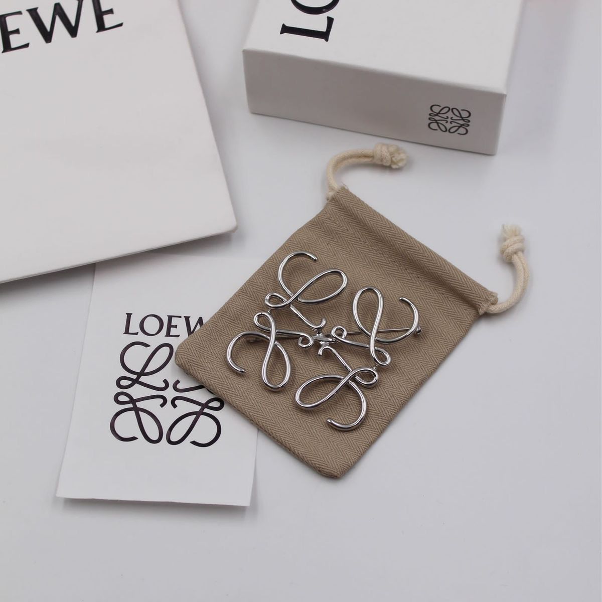 LOEWE SIGNATURE BROOCH