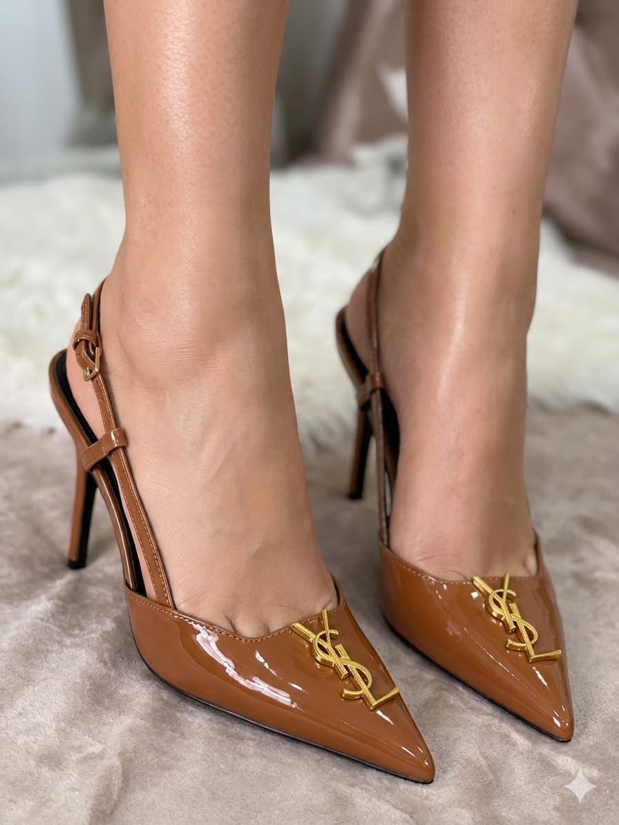 YSL Slingback Heels