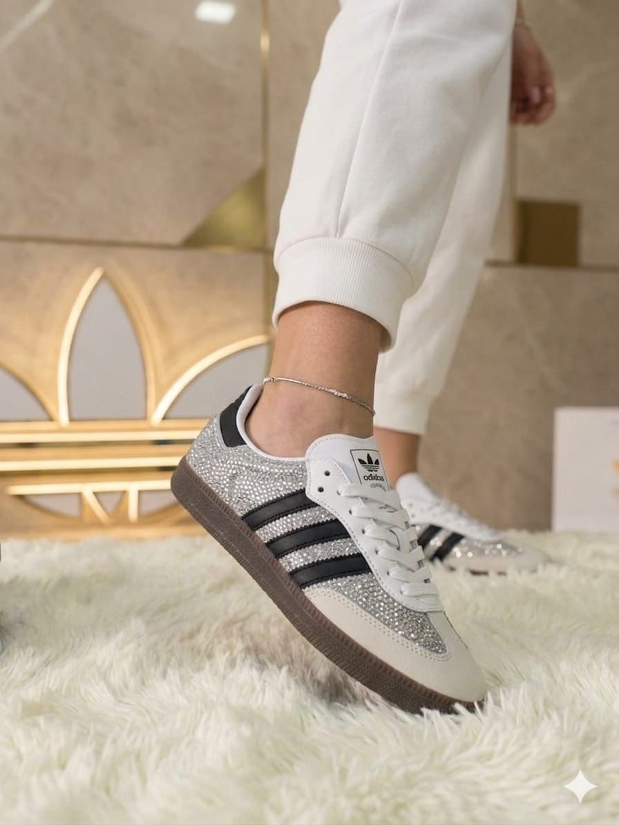 Adidas Samba OG Rhinestone Sneakers (Women's)