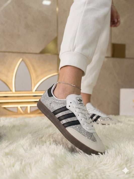 Adidas Samba OG Rhinestone Sneakers (Women's)