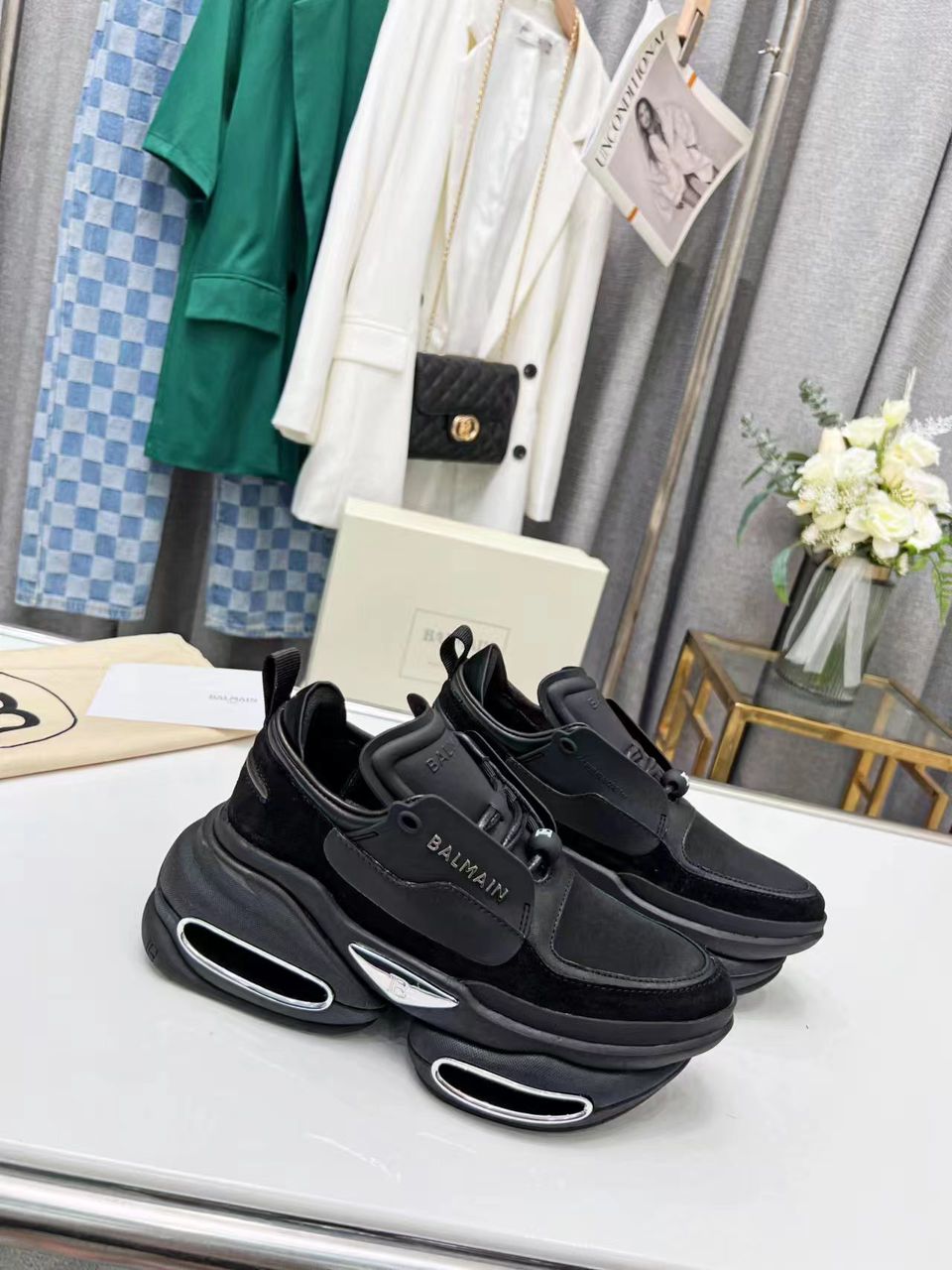 Balmain B-Bold Low-Top Sneakers