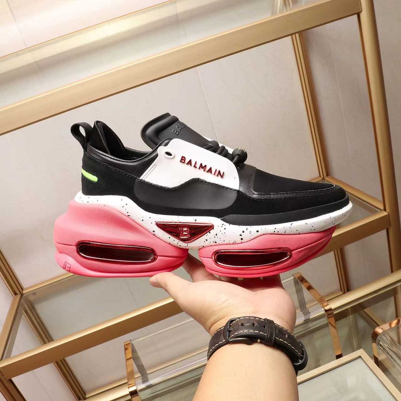 Balmain B-Bold Low-Top Sneakers
