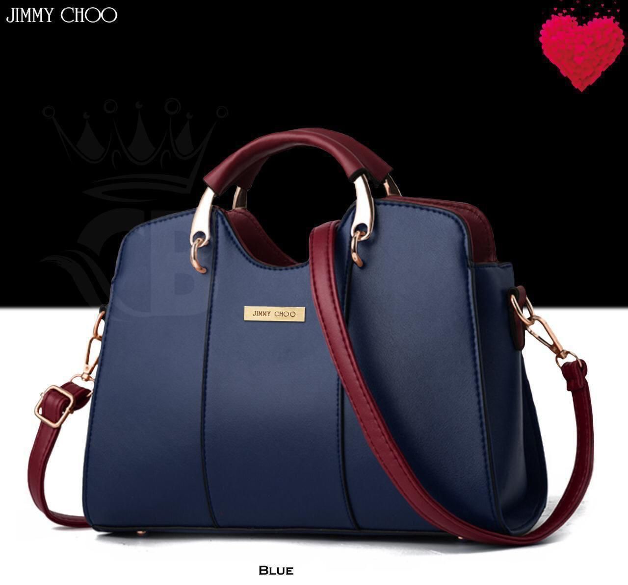 Jimmy Choo Elegant Dual-Tone Handbag – Luxury Crossbody Style