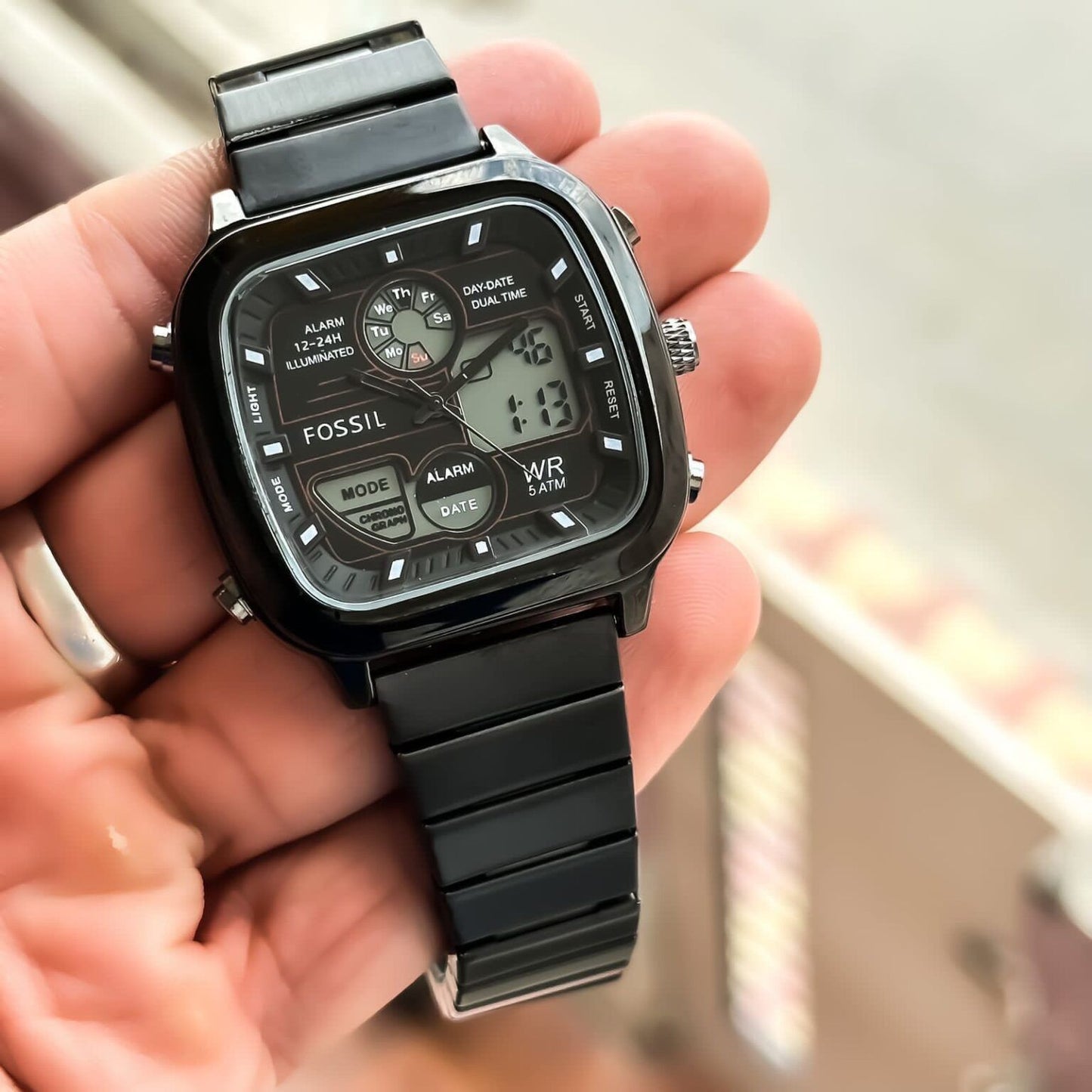 Fossil FS5890 Retro Analog digital watch
