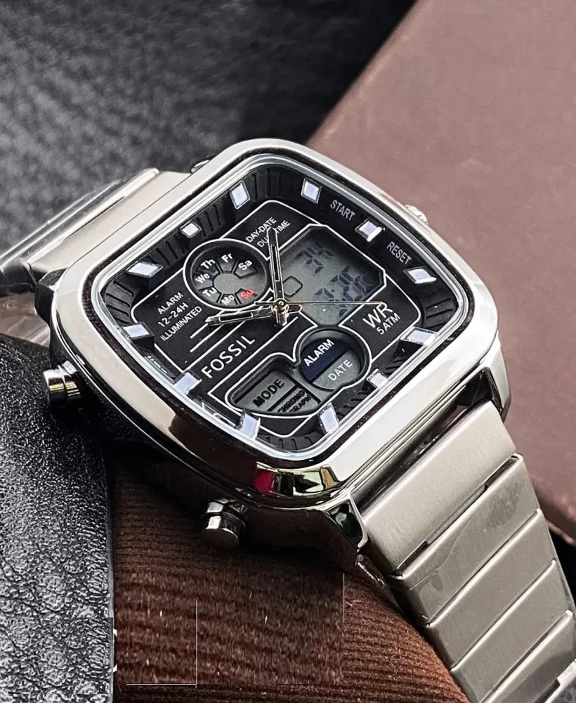 Fossil FS5890 Retro Analog digital watch