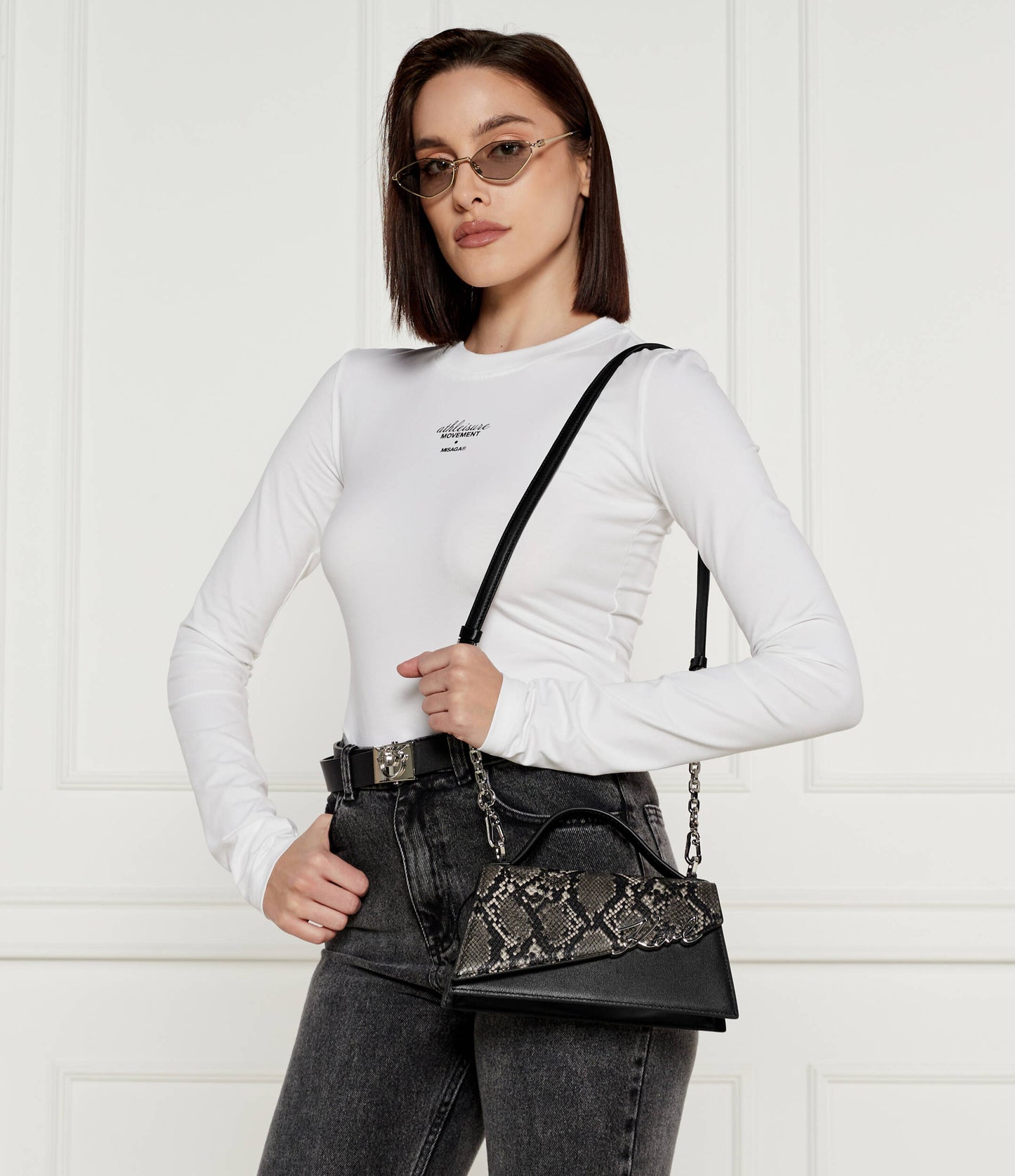 Karl lagerfield sling bag for girls cobra body