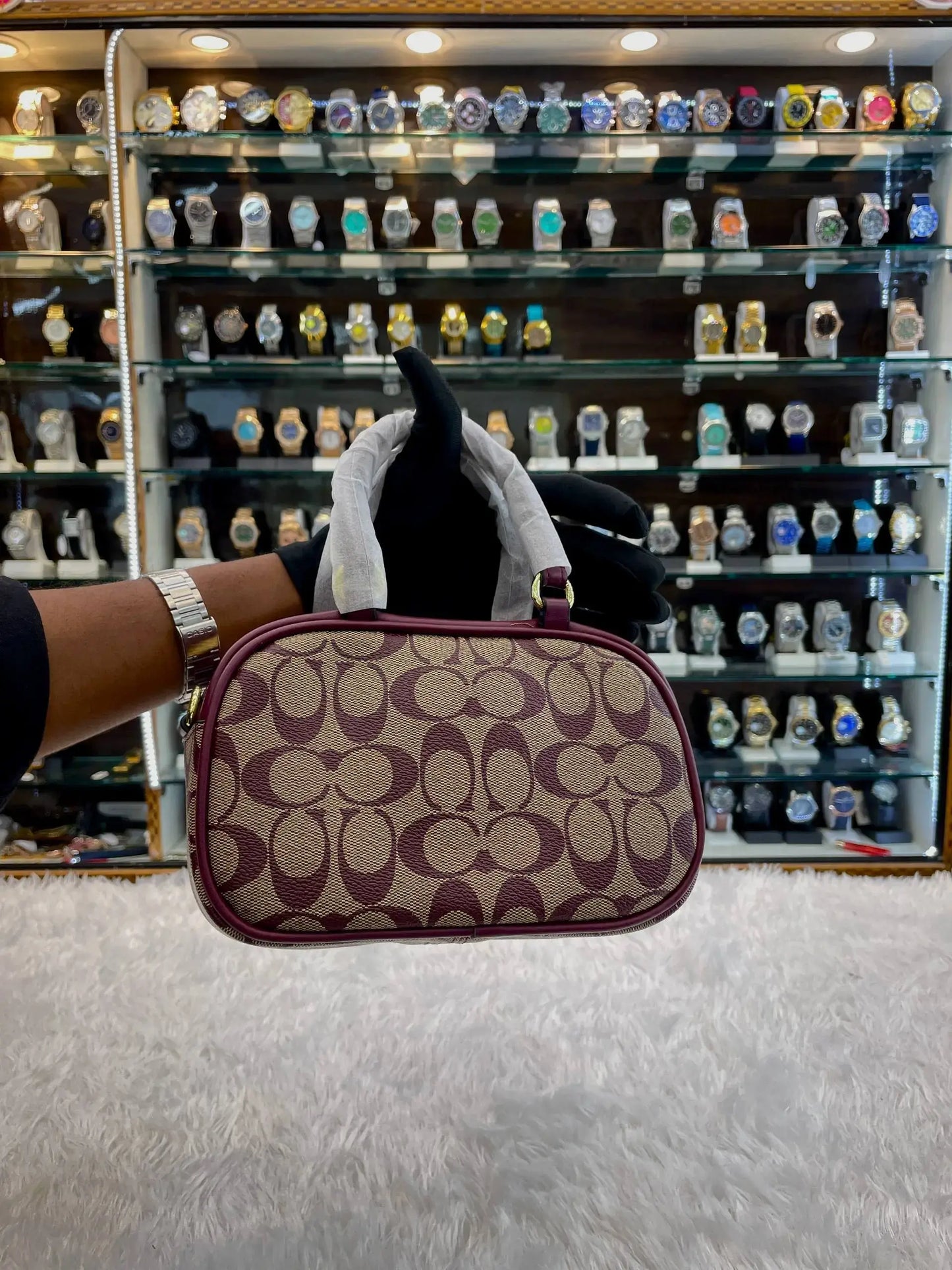 Coach mini duffle bag for girls small size bag