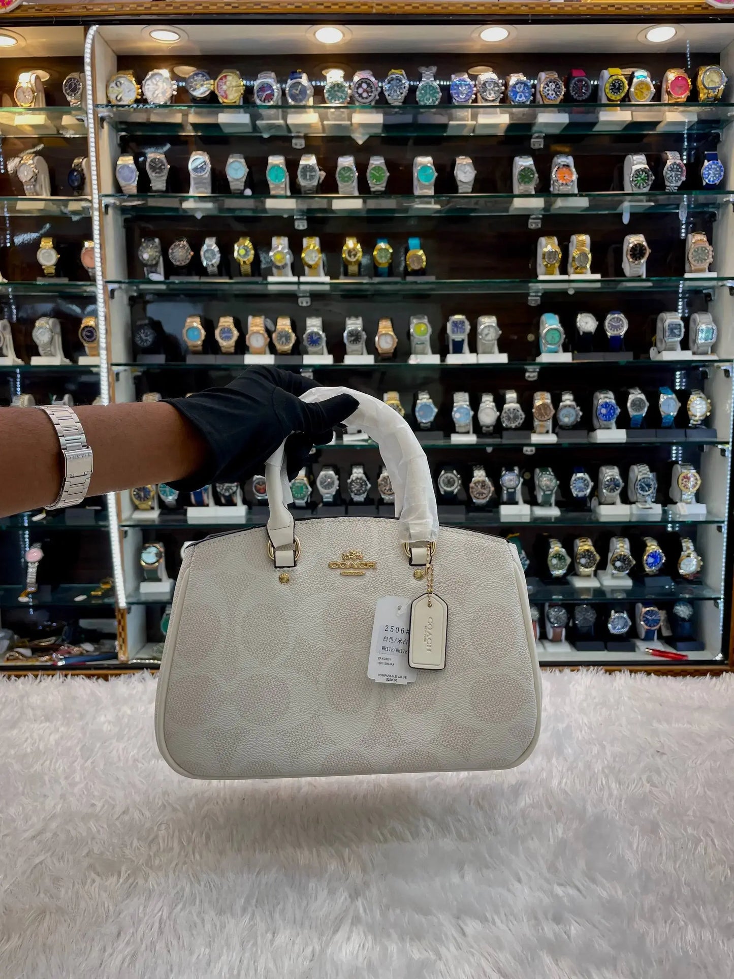 Coach sling bag for girls white body