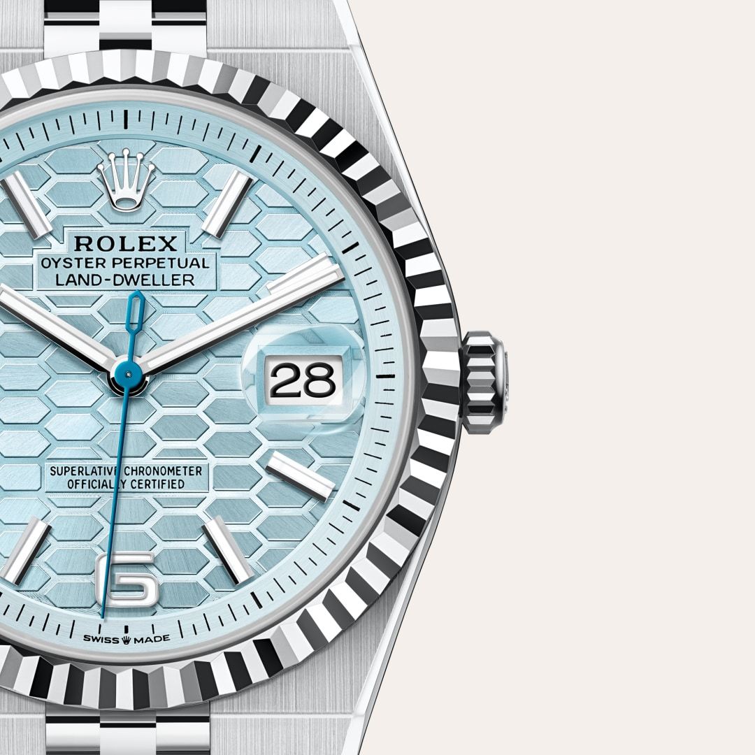 Rolex Oyster Perpetual Land-Dweller Mens Watch