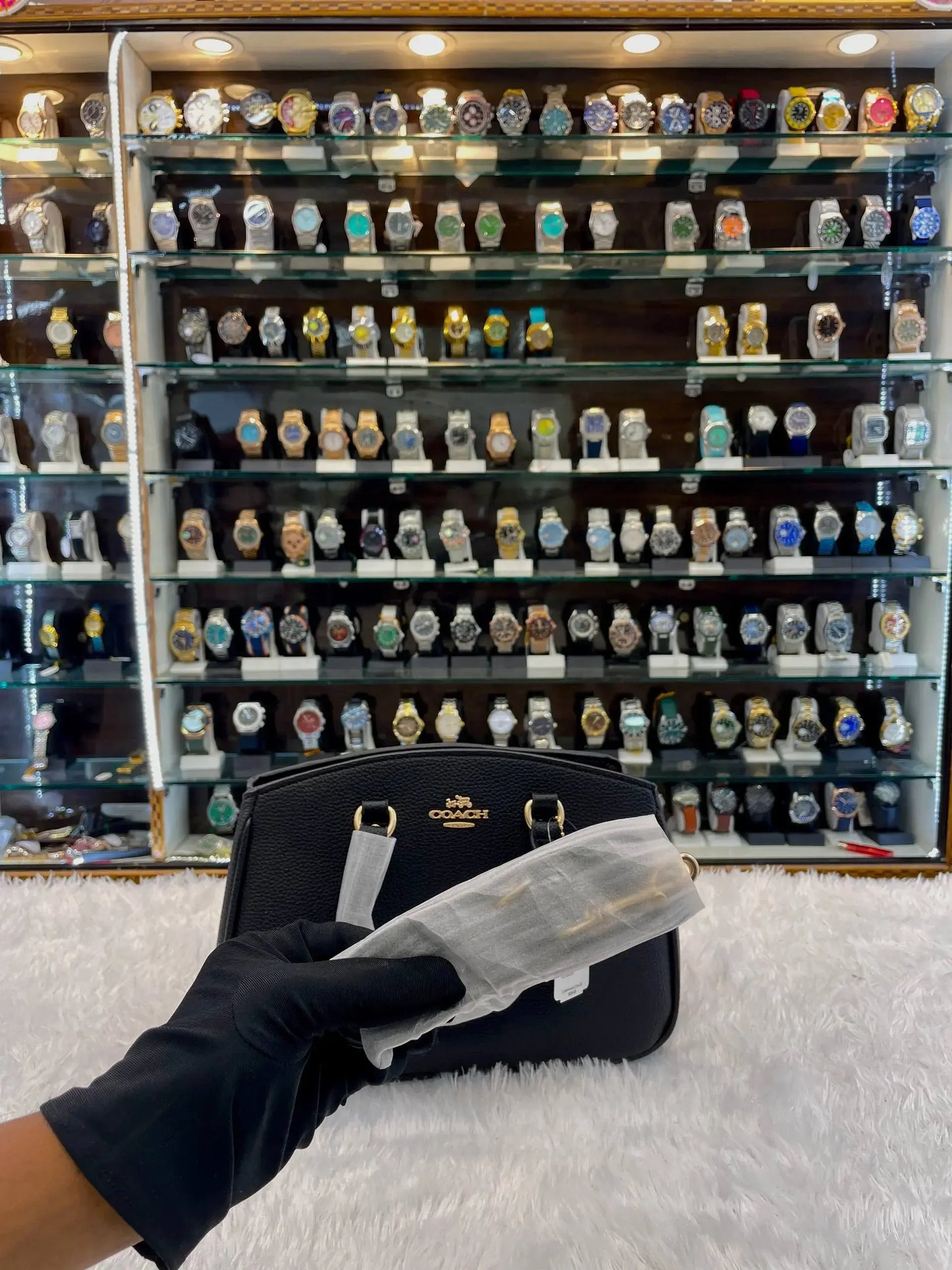 Coach sling bag for girls black body