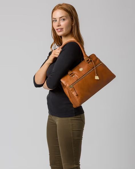 PURE LUXURIES LONDON Women 'Poppy' Leather Handbag