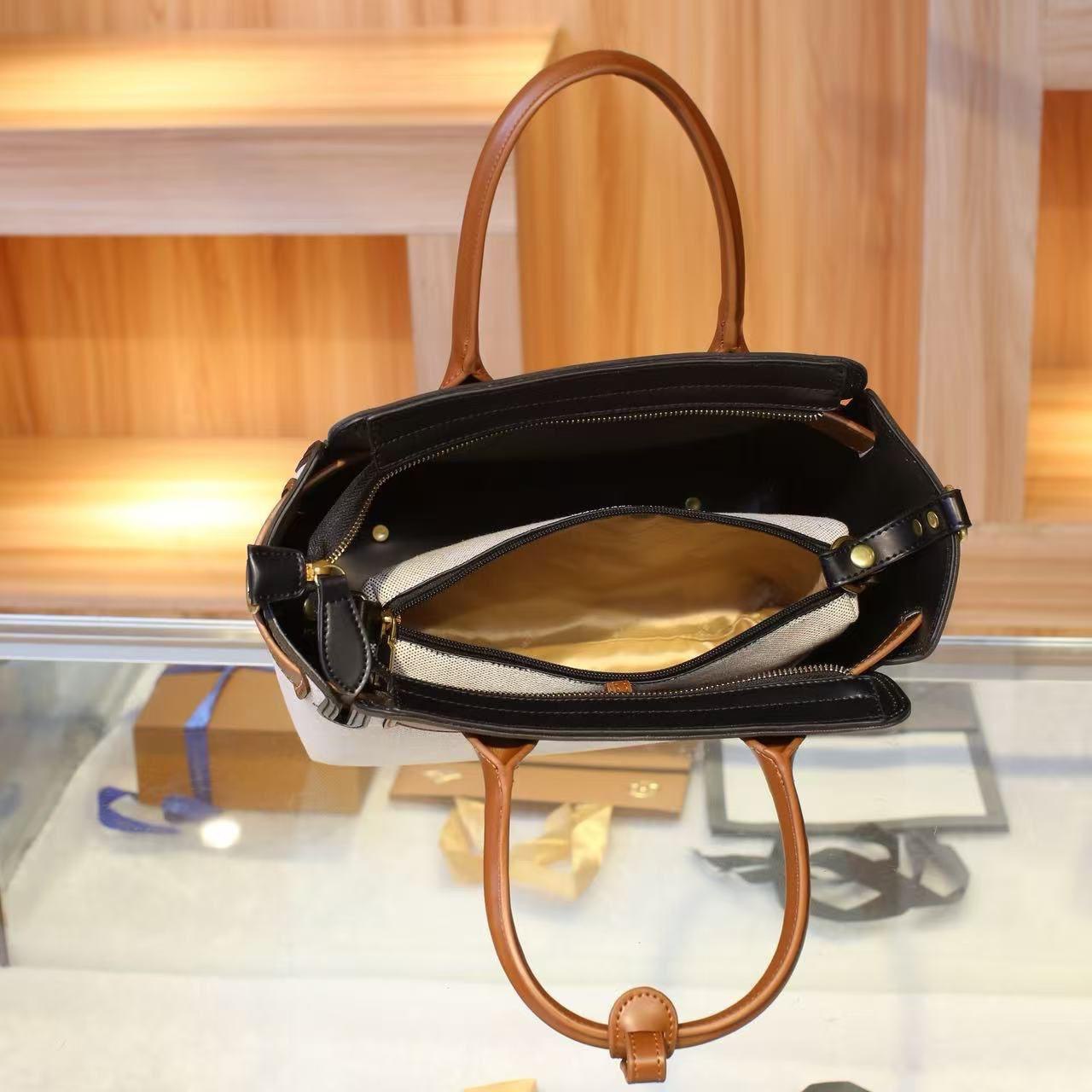 Burberry Premium Tote Bag With Dust Bag Pouch & Sling Belt