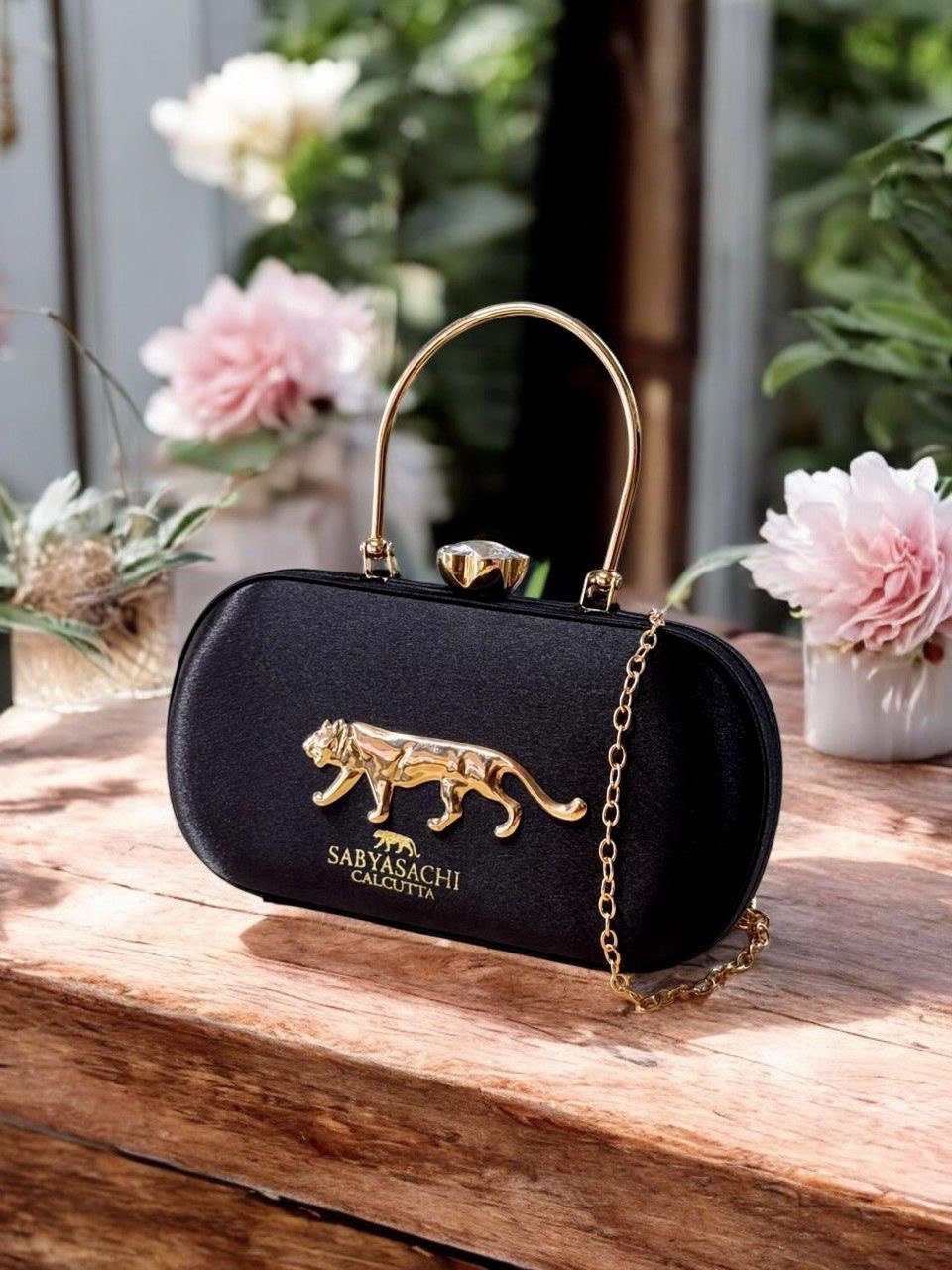 Sabyasachi Signature Silk Party Clutch