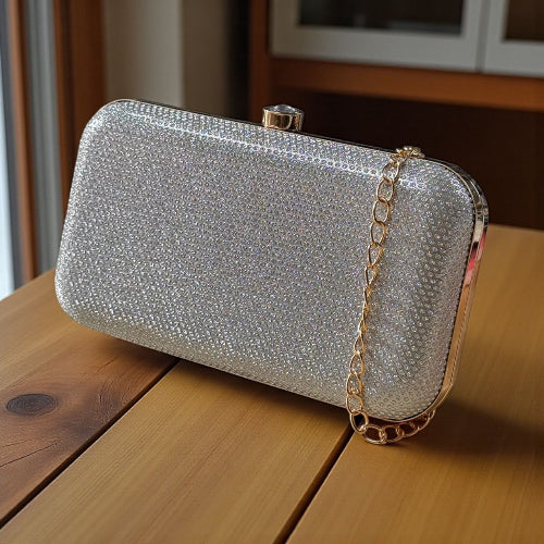 Celestia Crystal Luxe Party Clutch