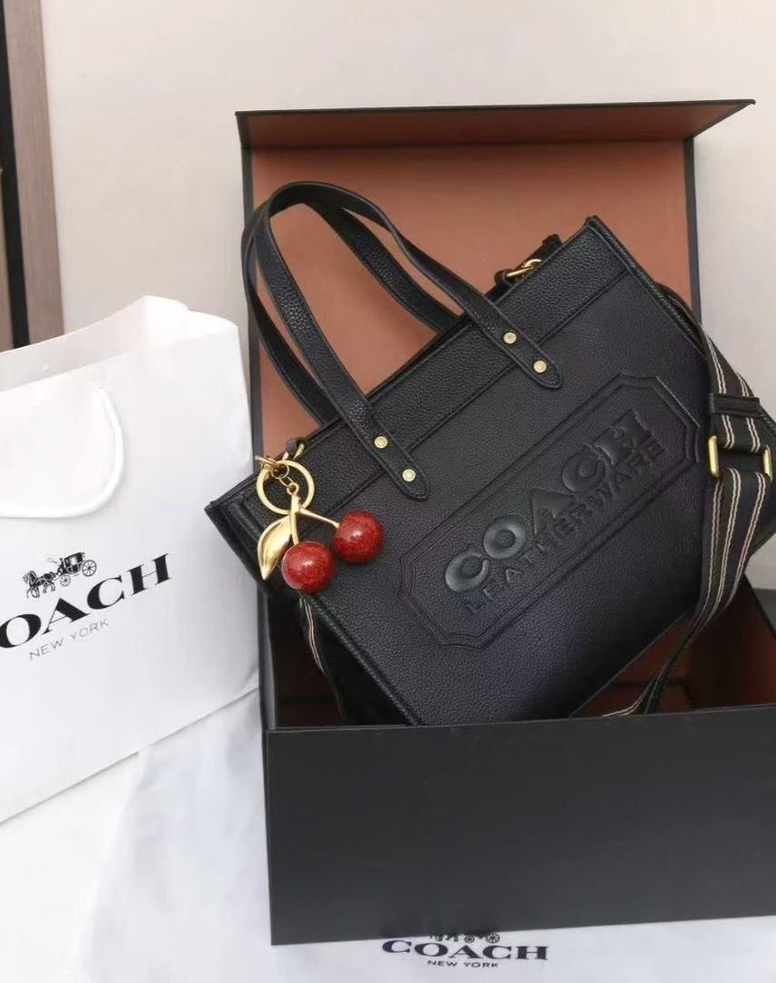 Coach Leather Tote Bag