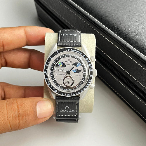 Swatch x Omega Bioceramic Moonswatch Mission on Earth Watch