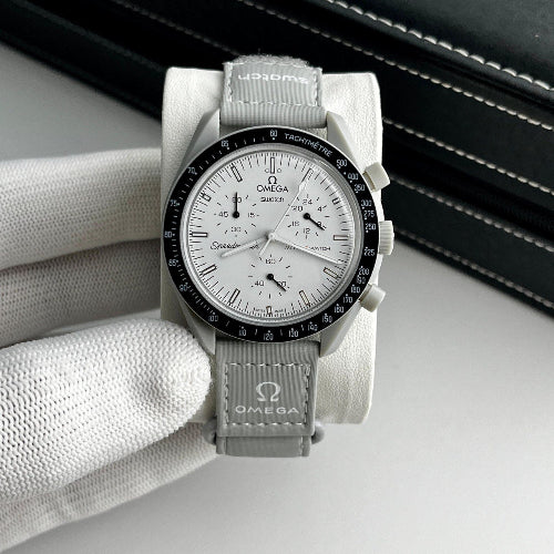 Swatch x Omega Bioceramic Moonswatch Mission on Earth Watch