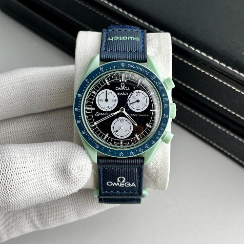 Swatch x Omega Bioceramic Moonswatch Mission on Earth Watch