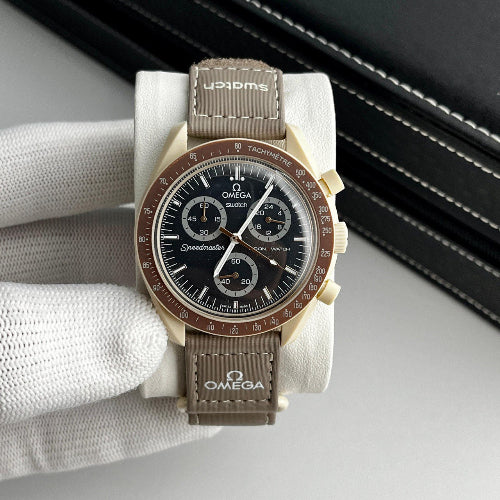 Swatch x Omega Bioceramic Moonswatch Mission on Earth Watch