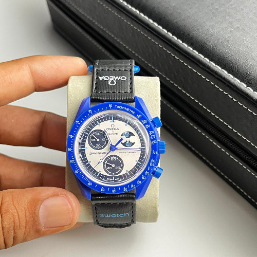Swatch x Omega Bioceramic Moonswatch Mission on Earth Watch