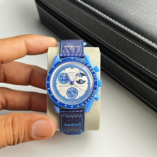 Swatch x Omega Bioceramic Moonswatch Mission on Earth Watch