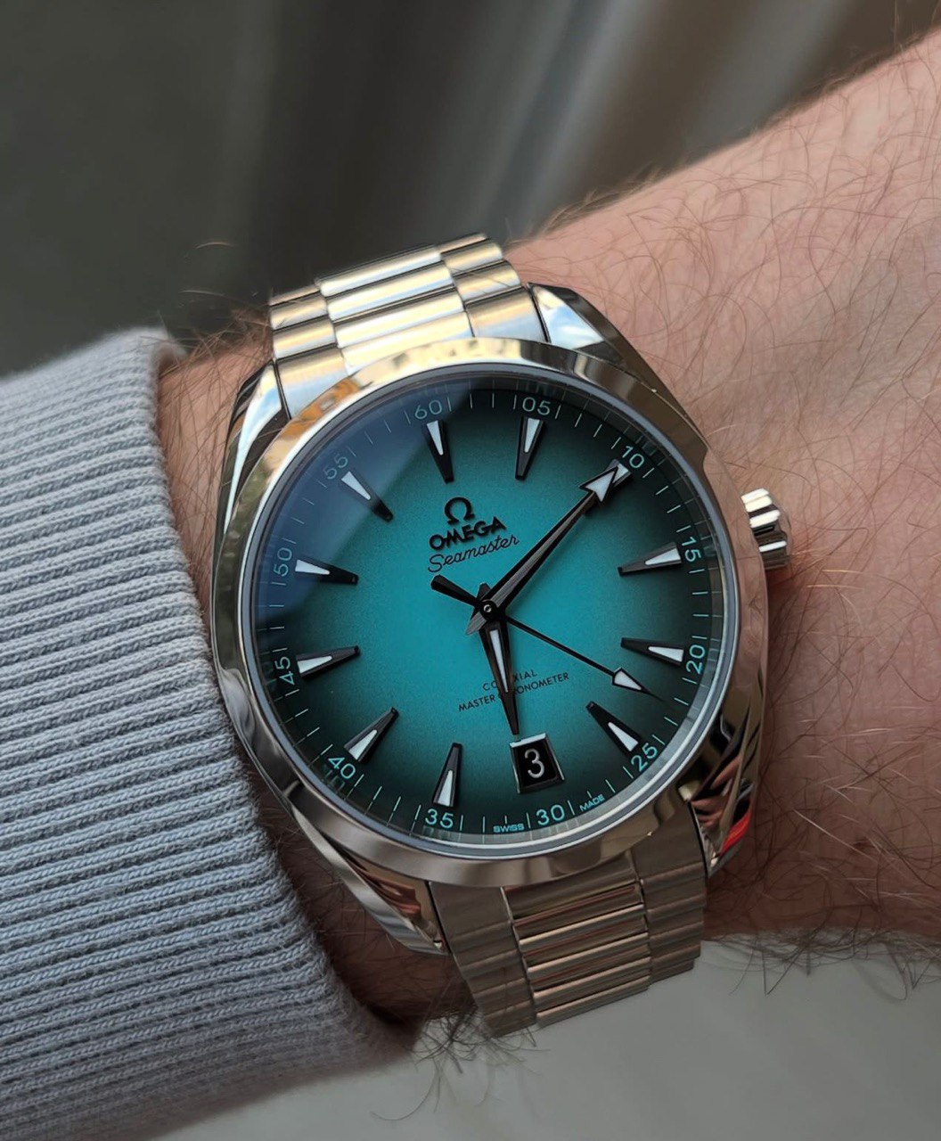 Omega Seamaster Aqua Terra | Turquoise Dial Swiss Watch
