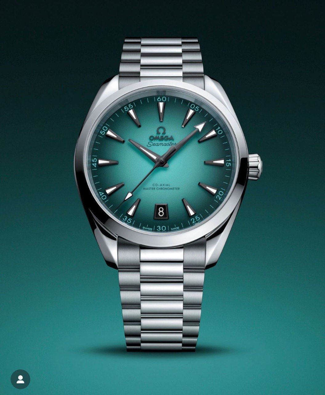 Omega Seamaster Aqua Terra | Turquoise Dial Swiss Watch