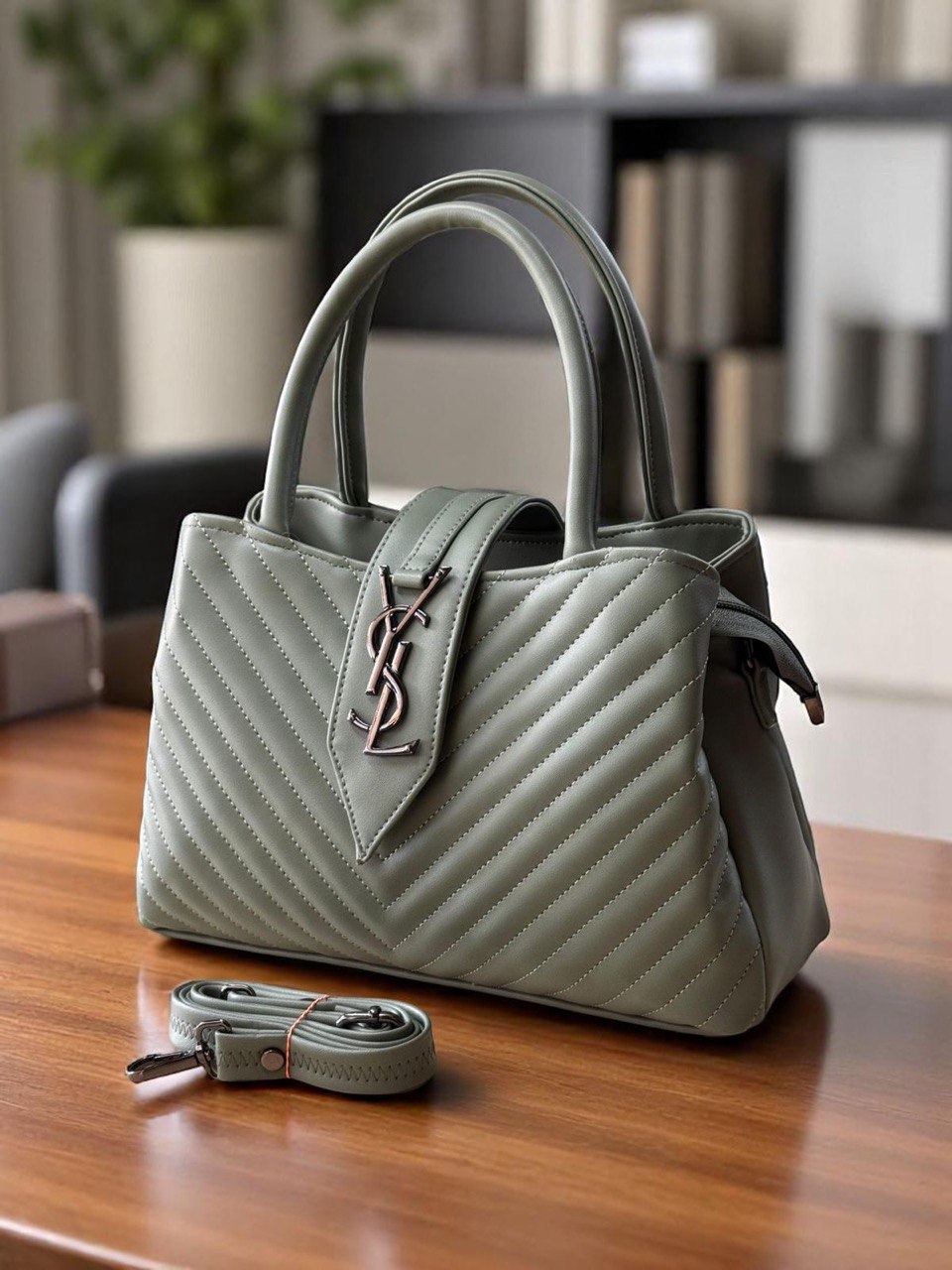 Yves Saint Laurent (YSL) Structured Handbag