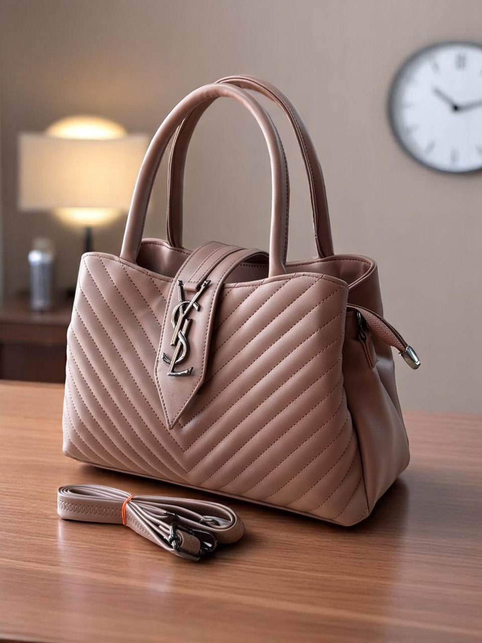 Yves Saint Laurent (YSL) Structured Handbag